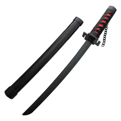 18inch Cosplay Anime Bleach Kurosaki ichigo Plastic Sword New Sky Locking Moon Katana Role Play 45cm