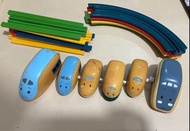 Sanrio Shinkansen 新幹線 火車玩具連軌道