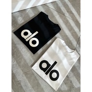 ALO'O Trendy Brand New Cotton Loose Round Neck Slimming T-shirt Top for Both Men and Women, Couple S