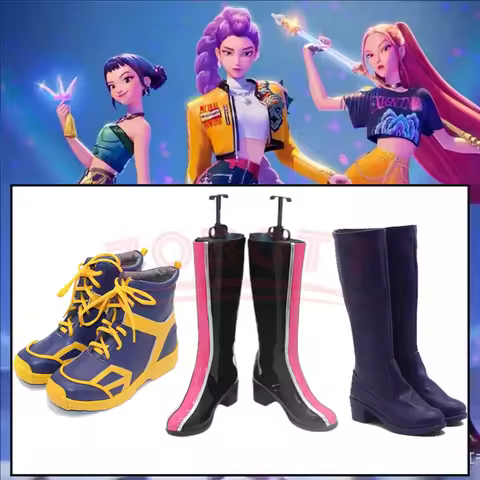 KPOP Mira Zoey Rumi Cosplay Boots Shoes Women Shoes Halloween Carnival Party Comic-con Role Playing