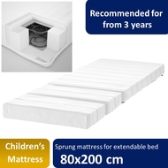 ikea kids mattress children mattress INNERLIG Sprung mattress for extendable bed80x200 cm [12 cm thick mattress ]