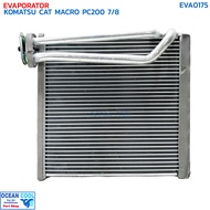 ตู้แอร์ Caterpillar 320D (เตี้ย) 324320CKomatsu PC200 รุ่น8Hitachi ZW220Sany SY205C EVA0175 คอยล์เย็
