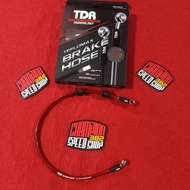 MERAH Brake Hose TDR Racing TEFLOMAX 24 Inch 24 Inch 61cm 61 cm Red