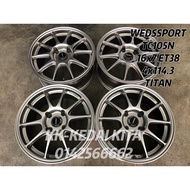USED RIM WEDSSPORT TC105N 16 INCHI