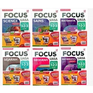 FOCUS: UASA TINGKATAN 123 (Pelangi) Physical Book+ EBOOK |Sains, Matematik, Sejarah, Geografi, Scien