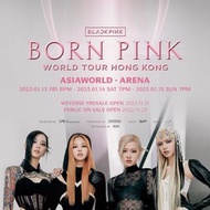 BLACKPINK 演唱會 飛門票  香港場