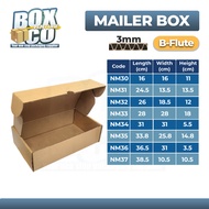 Mailer Box Carton Box Packaging Box Packing Box Kotak Courier Box Diecut Box