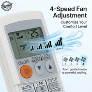 4 speed mitsubishi aircon remote km09g sg10b km16p msy ge15va msy-ge10va