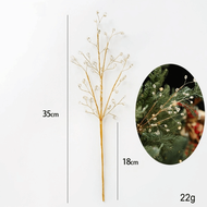 Transparent Bead Crystal Tree Branches DIY Pentagram Crystal Bud Branches Sparkling Xmas Tree Orname
