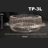 TP3L 8" Round Container 1pc (With Lock) TP3L 8寸圆形OPS容器(能锁)
