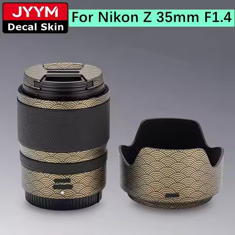 Customized Sticker For Nikon NIKKOR Z 35mm F1.4 Decal Skin Camera Lens Vinyl Wrap Film Protector Coa