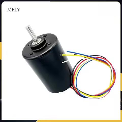 Mini DC Brushless Permanent Magnet Geared Motor Hall Drive High Speed Motor DC 12V 24V Built-In Driv