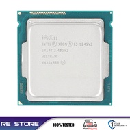 Used Intel Xeon E3 1245V3 E3 1245 V3 3.4Ghz Quad-Core Eight-Thread CPU Processor 8M 84W LGA 1150