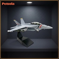 petsola Alloy F-18 Model with Display Stand Detailed F/A-18 Model Aircraft Static Toy Metal for Coll