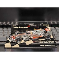 Mini Cut F1 Model MP4-22 McLaren Hamilton 2007 Game Season First Win 2007 Game Season, Still Rookie 
