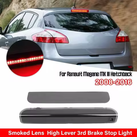 1pc Car High Level 3rd LED Rear Brake Stop Light For Renault Megane MK3 Hatchback 2008-2016 OEM26590