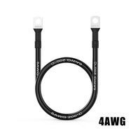 CONEPY Battery Power Inverter Cables 2AWG 4AWG 6AWG 8AWG Silicone Tinned Copper Wire M6/8/10 For Sol