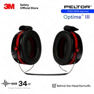 3M PELTOR Optime III Behind the Head Earmuffs H540B SNR 34dB/ Neckband Earmuff/ Helmet Earmuffs/ PSD_ EM_