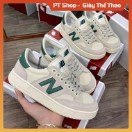 [FreeShip+ Hàng Xịn] Giày Sneaker  Nb Crt 2.0  Chữ xanh lá Giầy thể thao New balance 300  trắng N tí