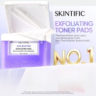 MINJIE x Skintific Exfoliating Toner Pad 40pcs - AHA BHA PHA Exfoliating Toner Pad Clean Smooth Pore