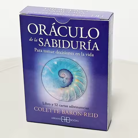 Oracle of Wisdom To Make Decisions In Life 10.5*7.5cm 52 Divination Oracle Cards Spanish Edition