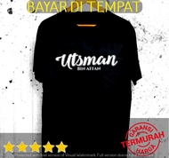 Baju Kaos Dakwah Islami Khalifah Utsman Bin Affan Sahabat Nabi Baju Muslim