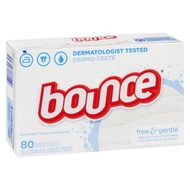 Bounce Fabric Softener Dryer Sheet (Free and Gentle) 80Sheets/Box Bond and