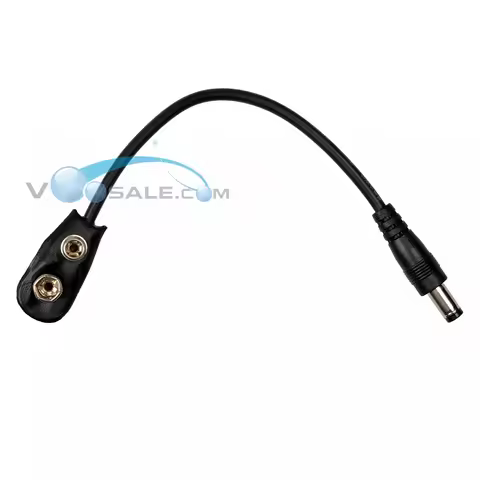 Caline 9V Battery Cable Use for Guitar Effect Pedal Male Guitar Cable Snap Connector Pedal Effect Ma