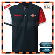 G Polo Ducati Italy T Shirt Sulam Panigale Performance Racing Team Rider Motorbike Casual Motorcycle Superbike MotoGP