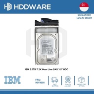 IBM 2.0TB 7.2K Near Line SAS 3.5" HDD // 00W1152 // 90Y9000 // 00W1155