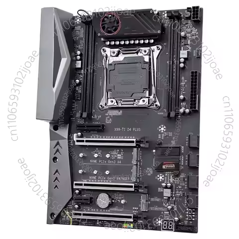 X99 X99-TI D4 PLUS Main Board 4 Channels 10 Layers PCB 8 Items Power Supply