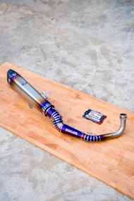 ท่อ Forza350 300 Xmax300 FireTorch FT ฟูลไทเทเนียม คอ Z ฝาคาร์บอน