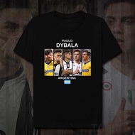 Paulo Dybala Short Sleeved T-Shirt For Men And Women Paulo Dybala Argentine Immortal Jersey 20 【Cc】