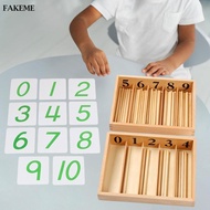 [SharprepublicefMY] Montessori Spindle Box Educational Toys Preschool Teaching Aids Kids Early