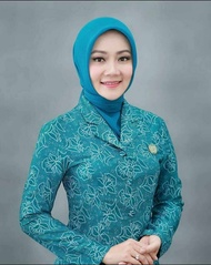 BAJAU BATIK SERAGAM PKK TERBARU Hijau Tosca Full Furing
