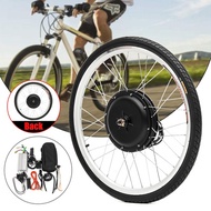 48V 1000W 26 Wheel Electric Bicycle Cycling Engine Brushless Motor Kit E-Bike Conversion Kit  Front/