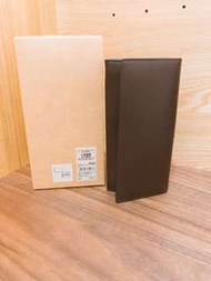 全新 無印良品  muji 真皮二折長夾 長夾 皮夾