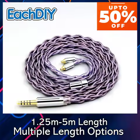 1.8mm 140 cores Earphone Cable For AKG N5005 N30 N40 MMCX Type2 litz 7N OCC Headphone 7884