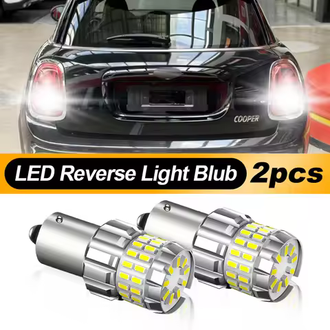 2x P21W BA15S Canbus LED Reverse Light For Mini Cooper F55 F56 2013-2017 R56 2006-2010 For Mini Coop