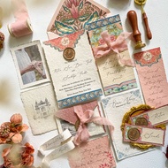 Wedding Vows Handmade Aesthetic Invitation / Keepsake Invitation (Special Theme)