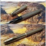 金龍，早期美國西華帝國，包金筆身14K F尖 吸卡兩用$7500