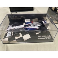 1/43 Mini Cut minichamps f1 BMW Sobo f1.09 Cobby Card BMW SAUBER F1.09 2009 Australia Station