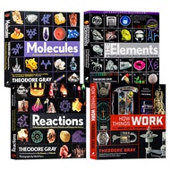 Visual Journey Series 4 Volumes English Original Molecules Elements Reactions How Things Work Teenag