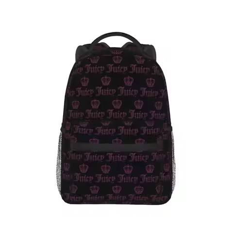 Juicy Couture Classic Backpack Hot Sale Daypack Large Capacity Children BookBag School Bag Shoulder 