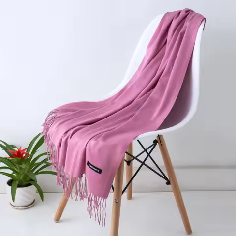 70*200cm 2024 Women's Cashmere Scarf - Winter Warm Pashmina Shawl Wrap with Tassels