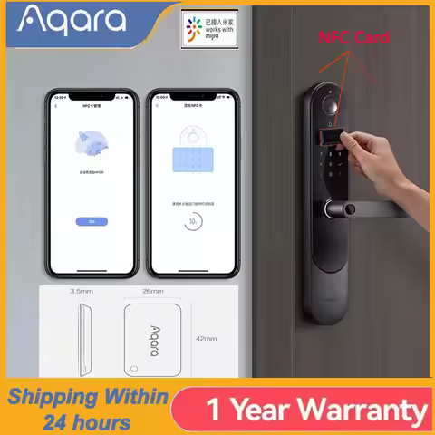 Aqara Smart Door Lock NFC Card for Original Aqara Smart Door Lock N100 N200 P100 D200 Series EAL5+ L