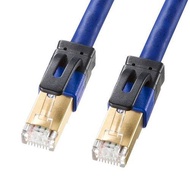 サンワサプライ KB-T7A-02BL(ブルー) カテゴリ7A LANケーブル 2m