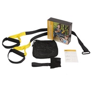 TOPKO - Suspension Trainer Straps Adjustable Resistance Bands - Yellow & Black