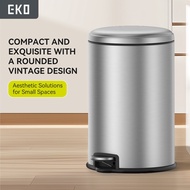 EKO Genie Step Dustbin with Inner Liner Soft-Close Lid Fingerprint-Resistant Finish (5-30L)