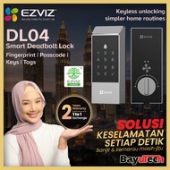 EZVIZ DL04 Fingerprint Door BOLT lock Digital Lock PIN Code RFID Key tag App Notification